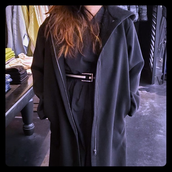 🆕Wool-cashmere parka anti-wrinkle - Picture 1 of 5